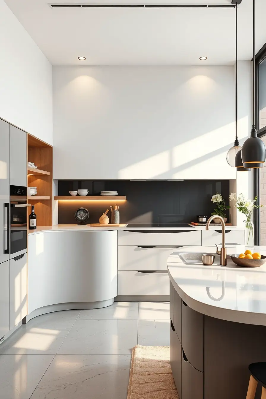 64 Kitchen Remodel Concepts for 2026: Stylish Curved, Oval, and Streamlined Design Ideas