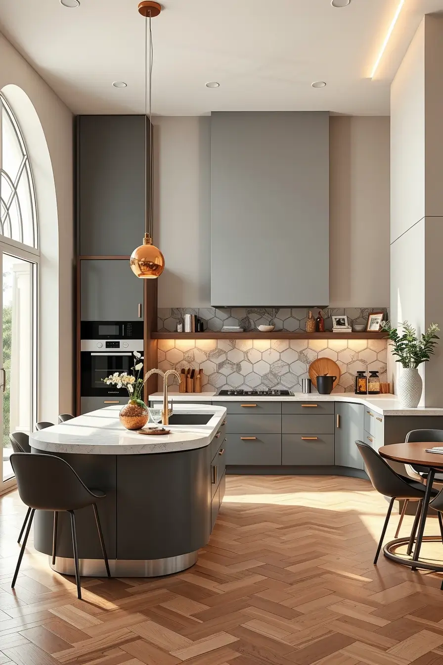 64 Kitchen Layouts 2026: Stylish Curved and Modern Designer Kitchen Ideas