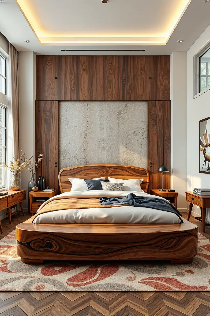 62 Wooden Bed Design Ideas 2026 With Sculptural And Designer Wooden Headboards