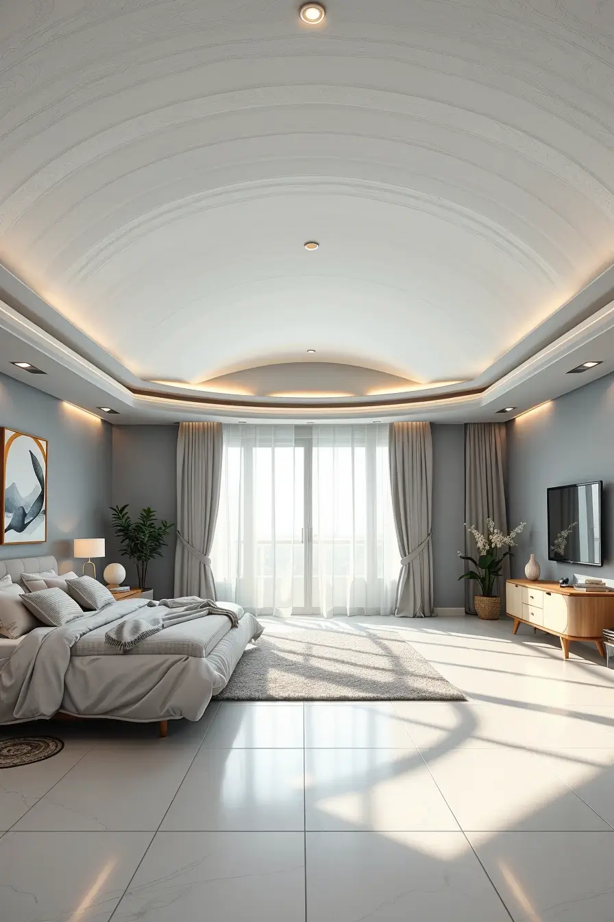 64 Grey Bedroom Ideas 2026: Modern Designer Grey Bedrooms With Curved Furniture