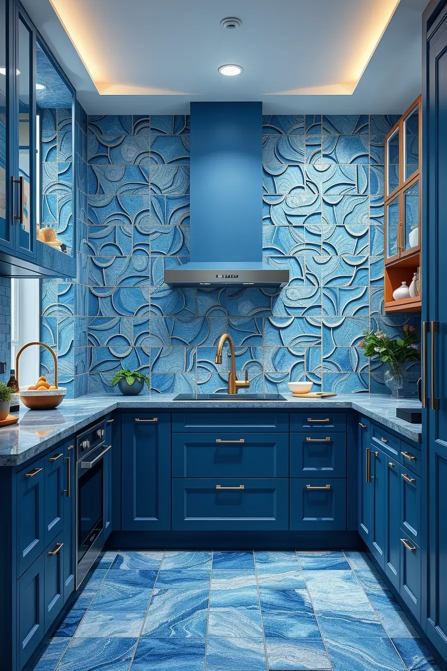 64 Blues Kitchen Ideas 2026: Modern Designer Blue Kitchens With Luxury Style