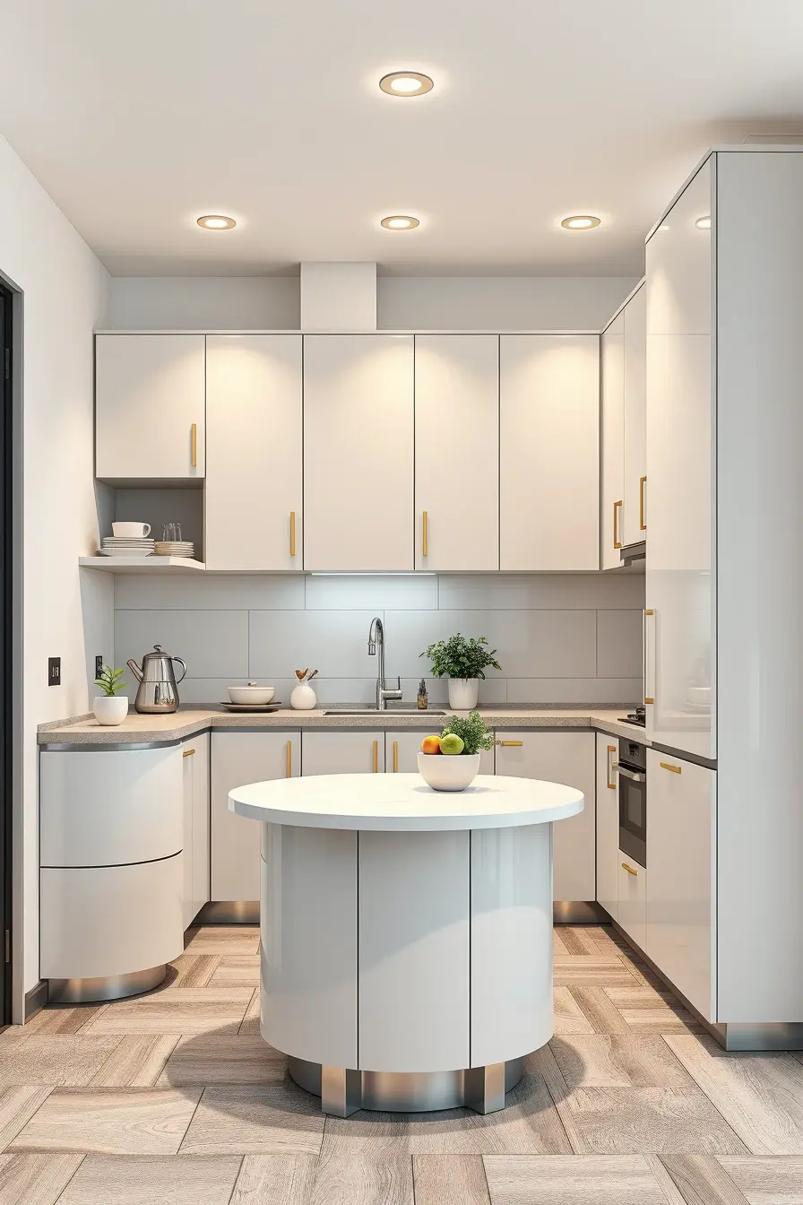 65 Small Kitchen Ideas 2026: Modern Designs, Curved Furniture & Space-Saving Trends