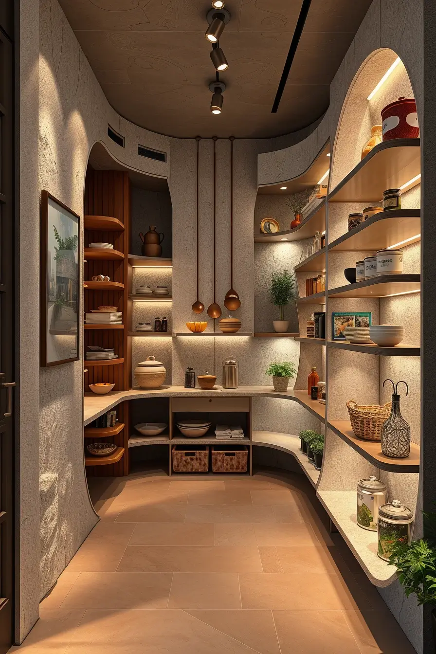 64 Pantry Renovation Ideas 2026: Modern, Designer & Curved Pantry Designs