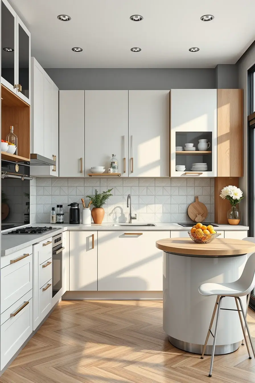 65 Small Kitchen Ideas 2026: Modern Designs, Curved Furniture & Space-Saving Trends