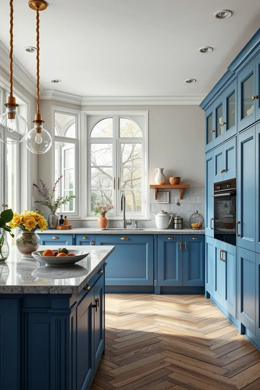 64 Blues Kitchen Ideas 2026: Modern Designer Blue Kitchens With Luxury Style
