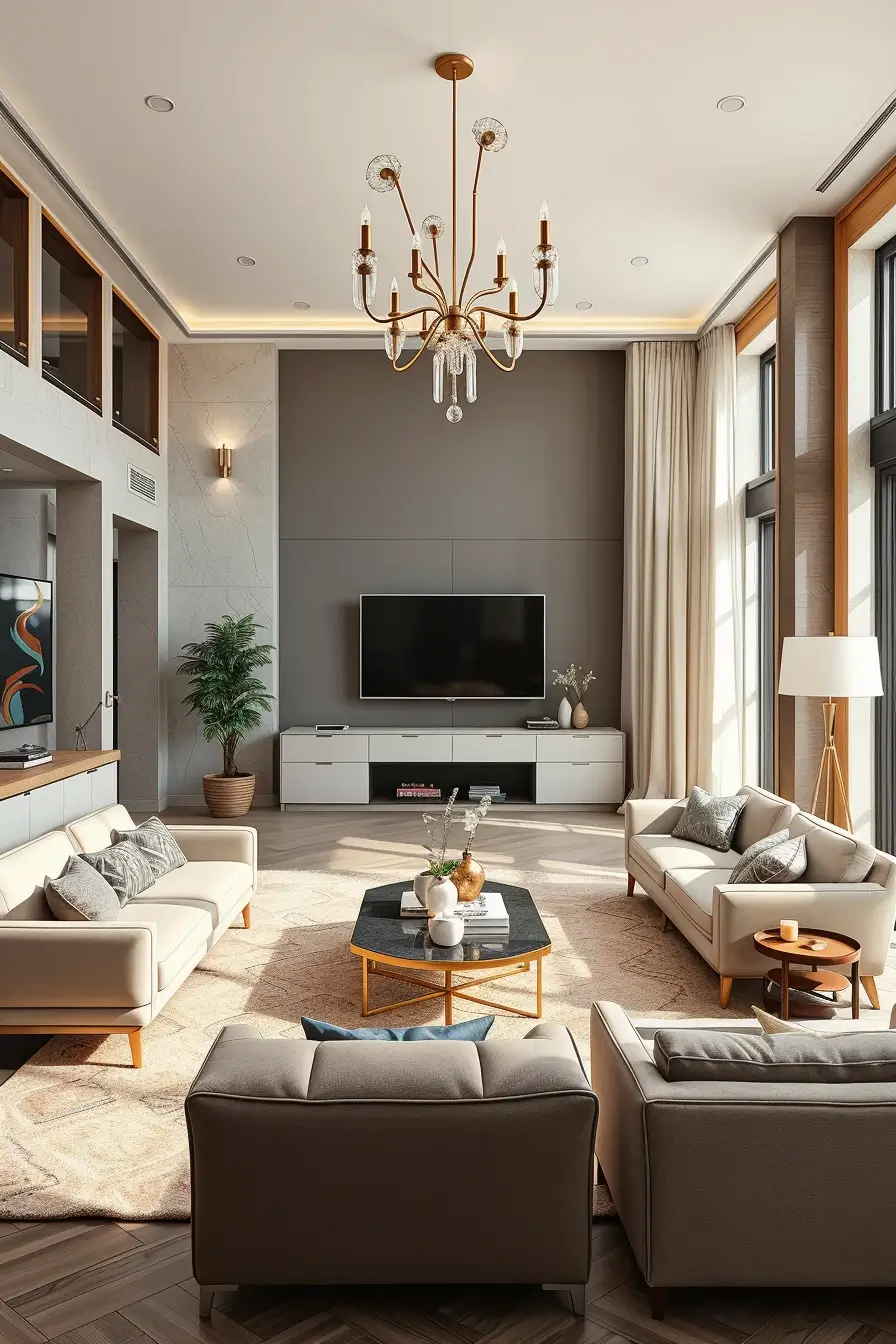 65 Living Room Inspo 2026: Futuristic, Ultra Modern & Smart Interior Ideas