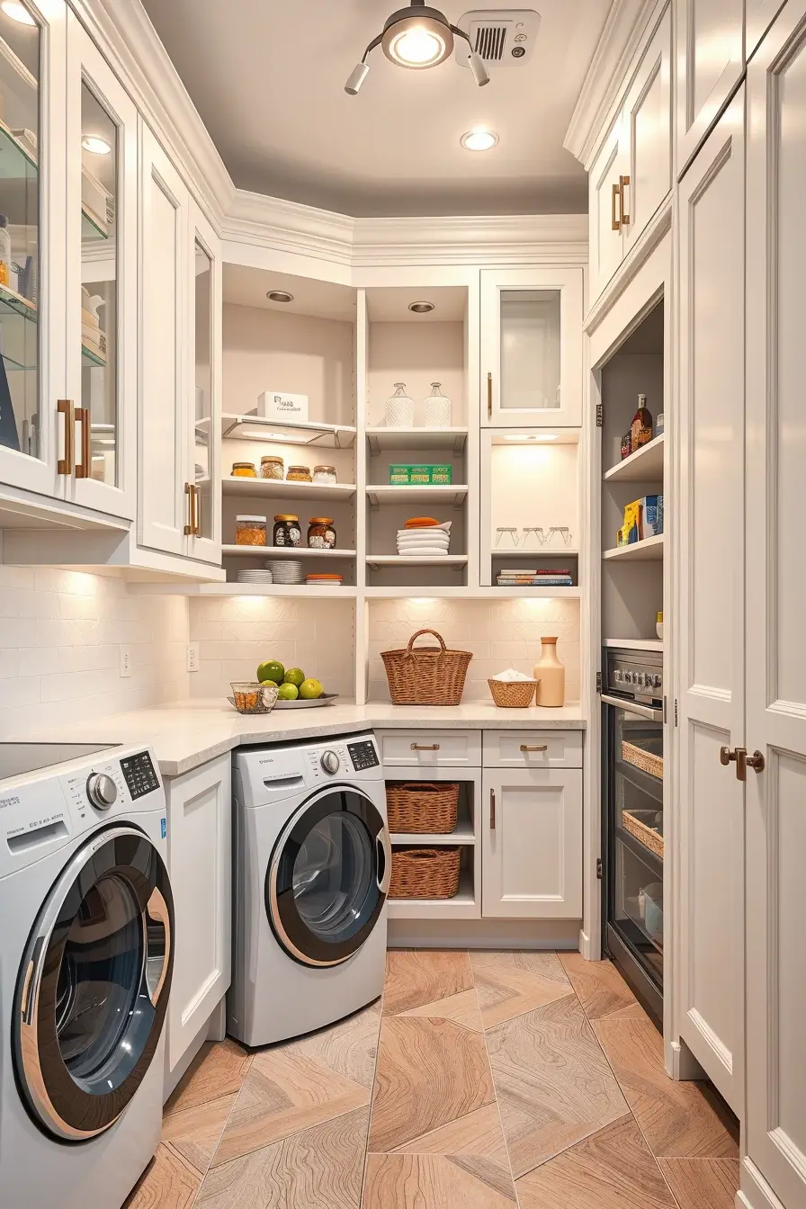 65 Pantry In Laundry Room Ideas 2026: Modern, Stylish And Designer Storage Solutions