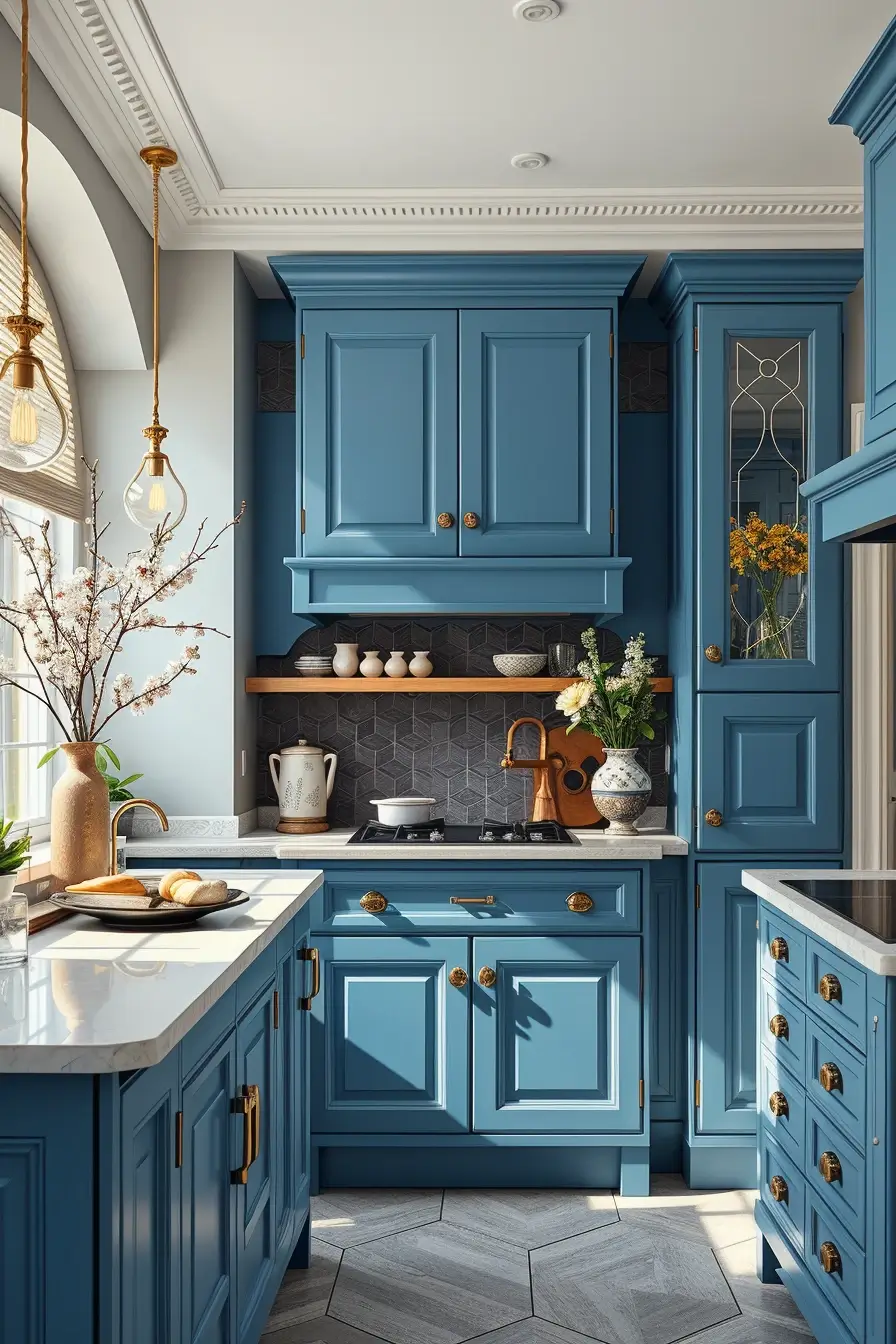 64 Blues Kitchen Ideas 2026: Modern Designer Blue Kitchens With Luxury Style