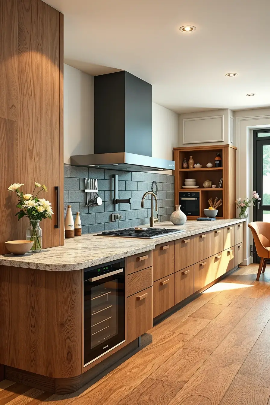 62 Oak Kitchen Ideas 2026: Sculptural, Curved and Designer Oak Interiors