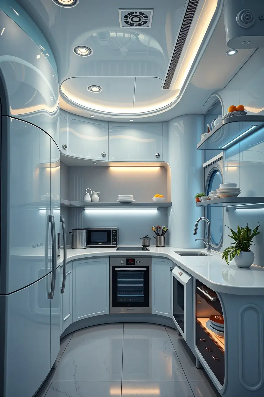 65 Small Kitchen Ideas 2026: Modern Designs, Curved Furniture & Space-Saving Trends