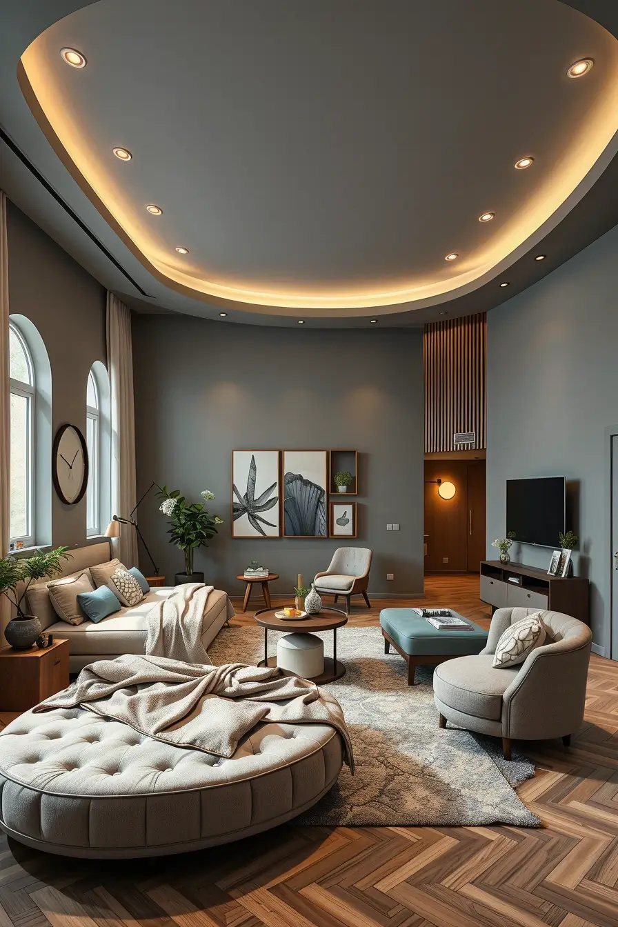 64 Grey Bedroom Ideas 2026: Modern Designer Grey Bedrooms With Curved Furniture