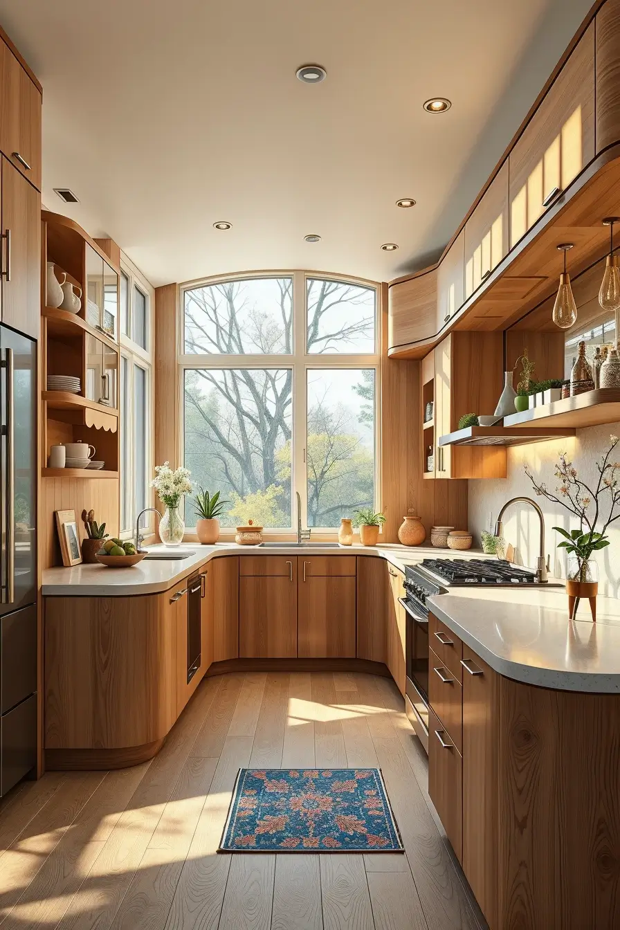 64 Wood Kitchen Ideas 2026: Curved, Designer & Modern Wood Kitchens With Sculptural Forms