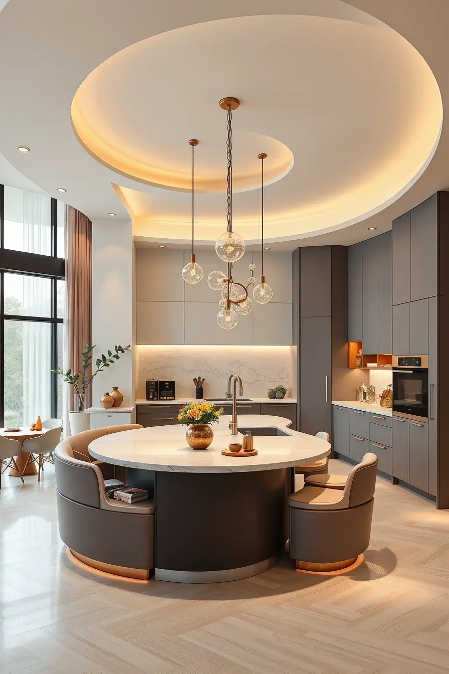 64 Kitchen Layouts 2026: Stylish Curved and Modern Designer Kitchen Ideas