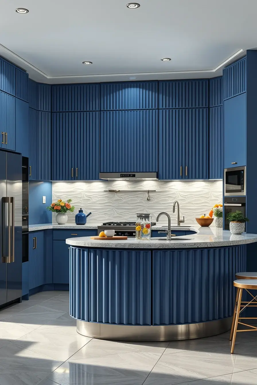 64 Blues Kitchen Ideas 2026: Modern Designer Blue Kitchens With Luxury Style