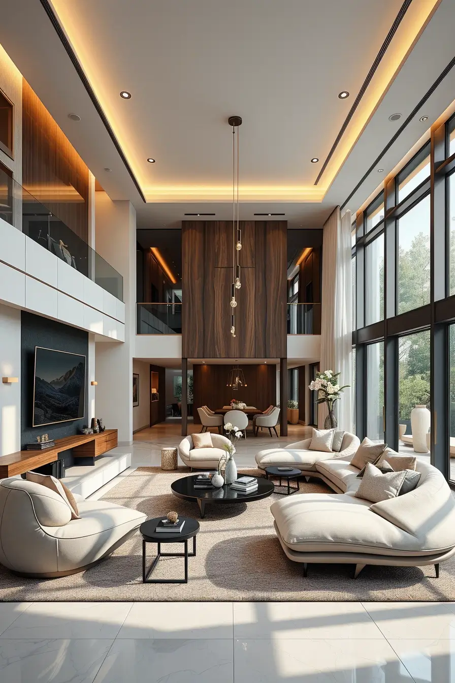 65 Living Room Inspo 2026: Futuristic, Ultra Modern & Smart Interior Ideas