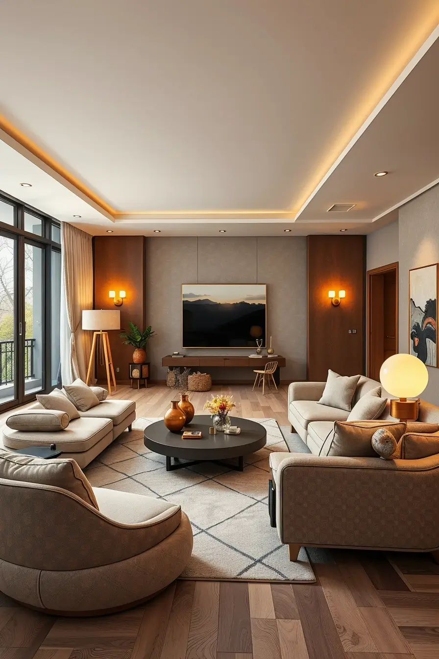 68 Apartment Living Room Designs 2026: Modern, Stylish, Curved Interior Ideas