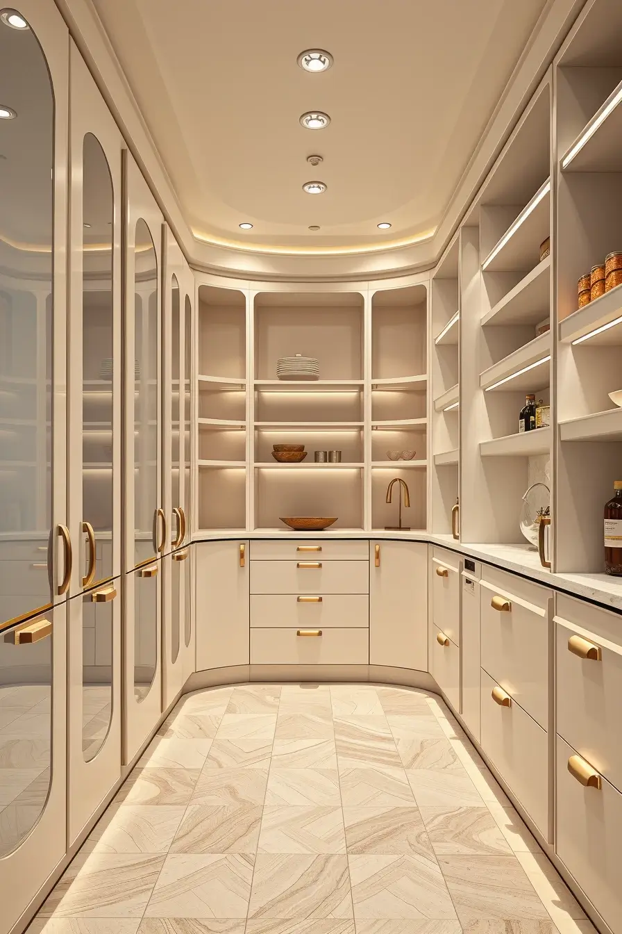 64 Pantry Renovation Ideas 2026: Modern, Designer & Curved Pantry Designs