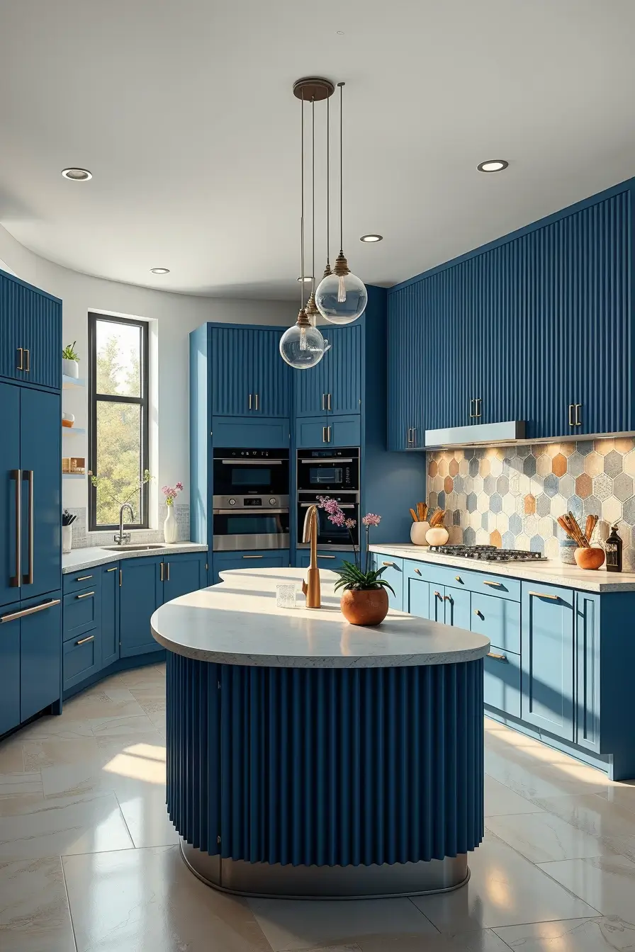 64 Blues Kitchen Ideas 2026: Modern Designer Blue Kitchens With Luxury Style