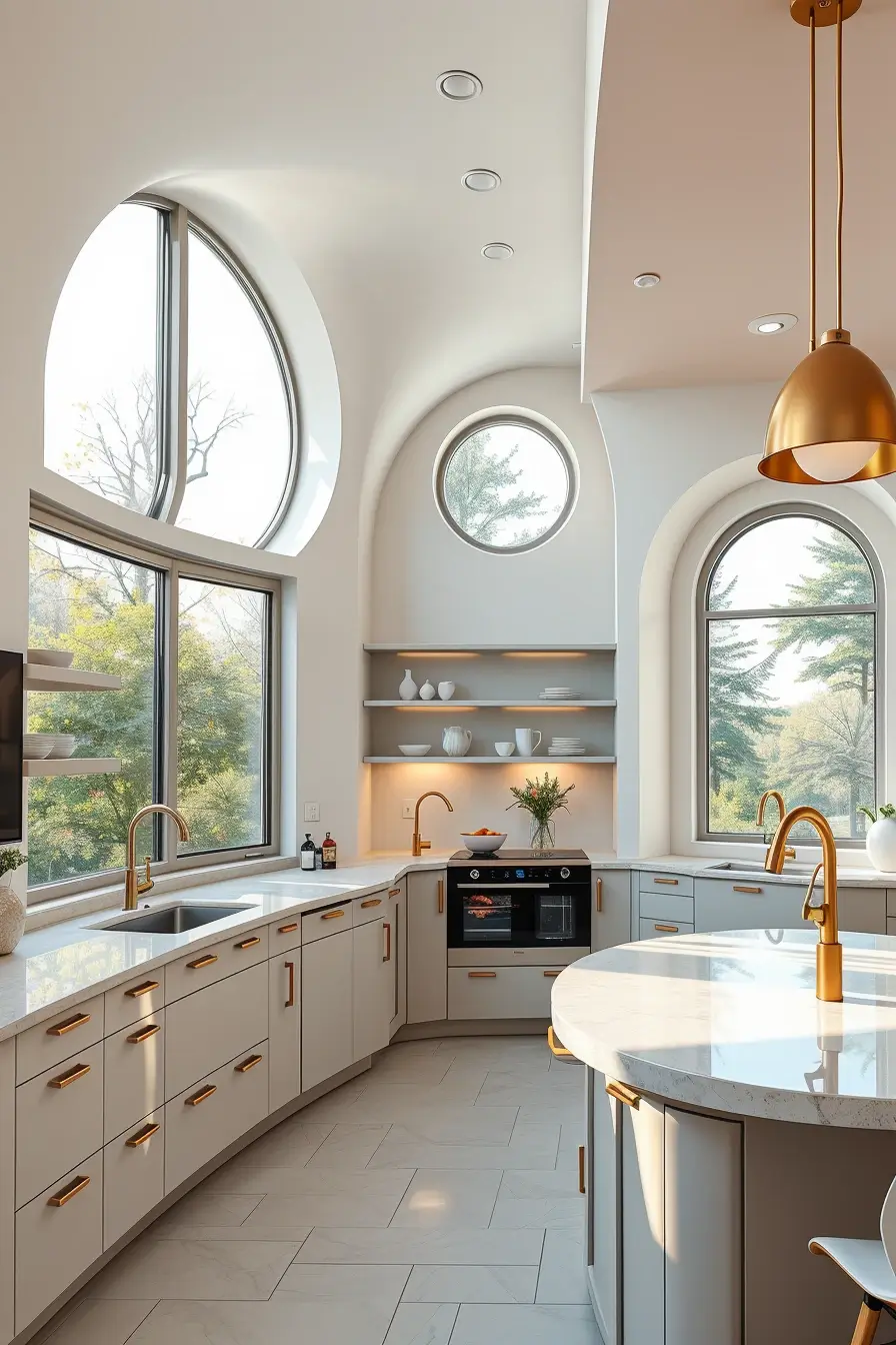 64 Kitchen Remodel Concepts for 2026: Stylish Curved, Oval, and Streamlined Design Ideas