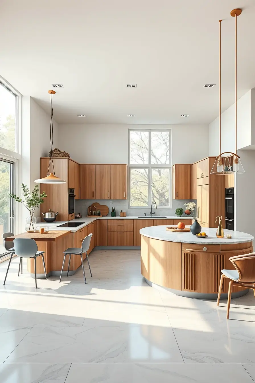 64 Wood Kitchen Ideas 2026: Curved, Designer & Modern Wood Kitchens With Sculptural Forms