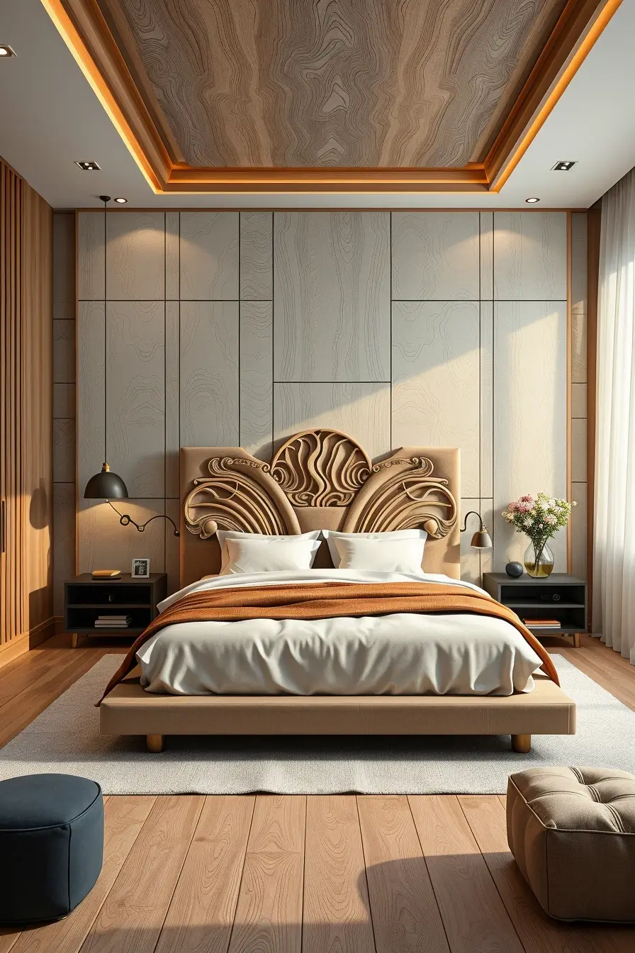 62 Wooden Bed Design Ideas 2026 With Sculptural And Designer Wooden Headboards