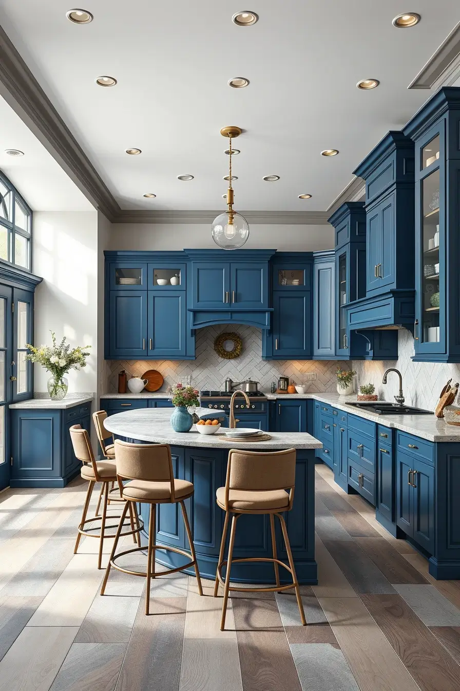 64 Blues Kitchen Ideas 2026: Modern Designer Blue Kitchens With Luxury Style
