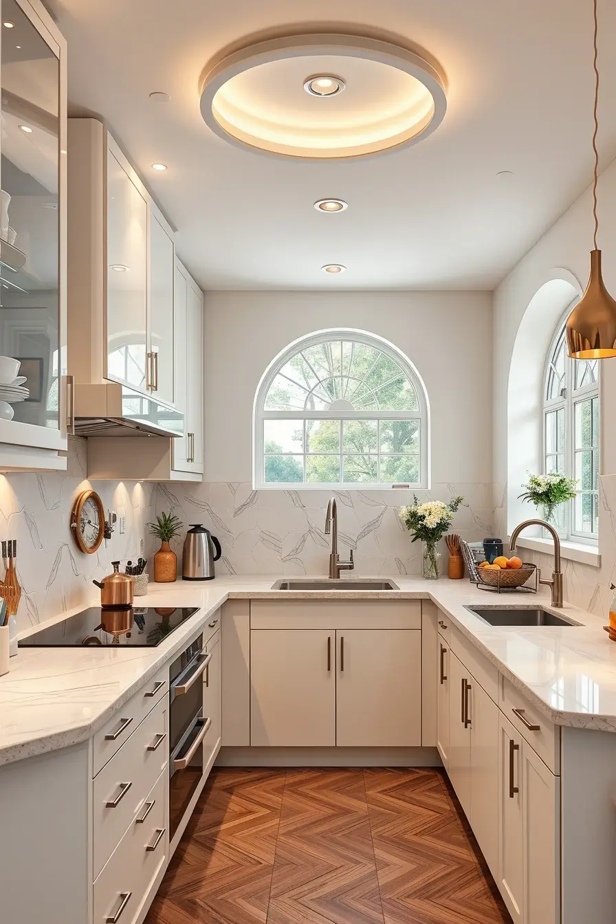 65 Small Kitchen Ideas 2026: Modern Designs, Curved Furniture & Space-Saving Trends