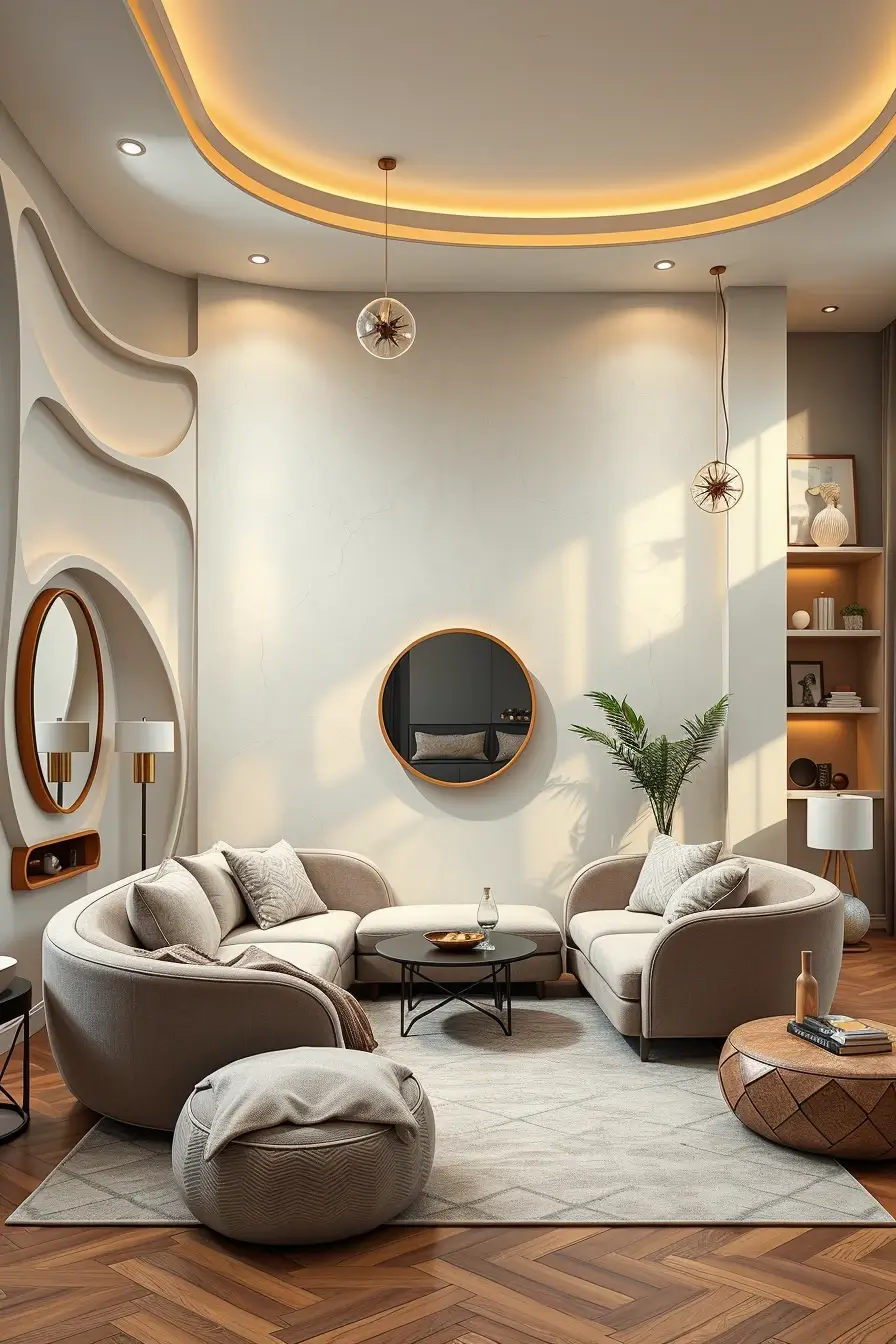 68 Apartment Living Room Designs 2026: Modern, Stylish, Curved Interior Ideas