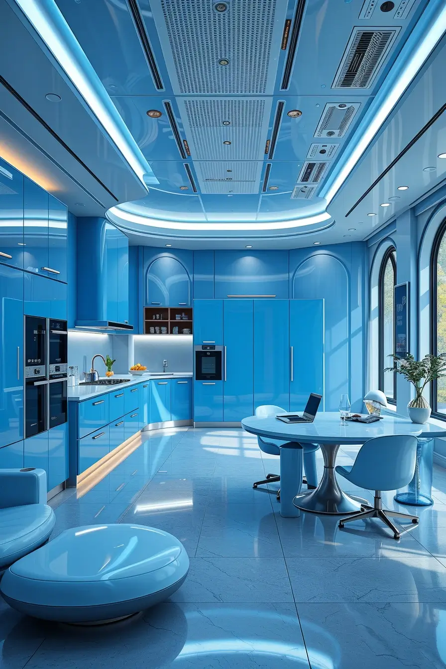 64 Blues Kitchen Ideas 2026: Modern Designer Blue Kitchens With Luxury Style