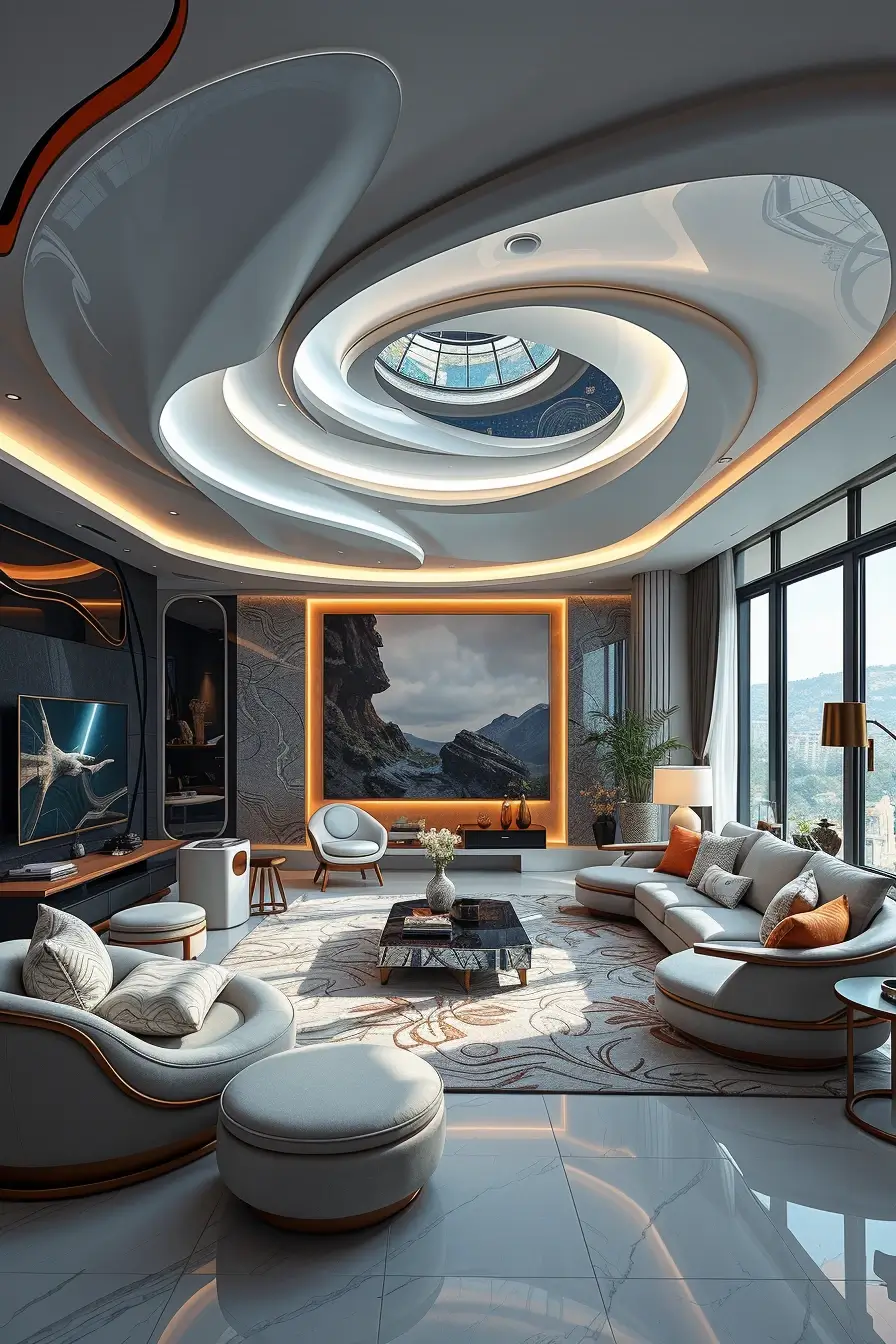 65 Living Room Inspo 2026: Futuristic, Ultra Modern & Smart Interior Ideas