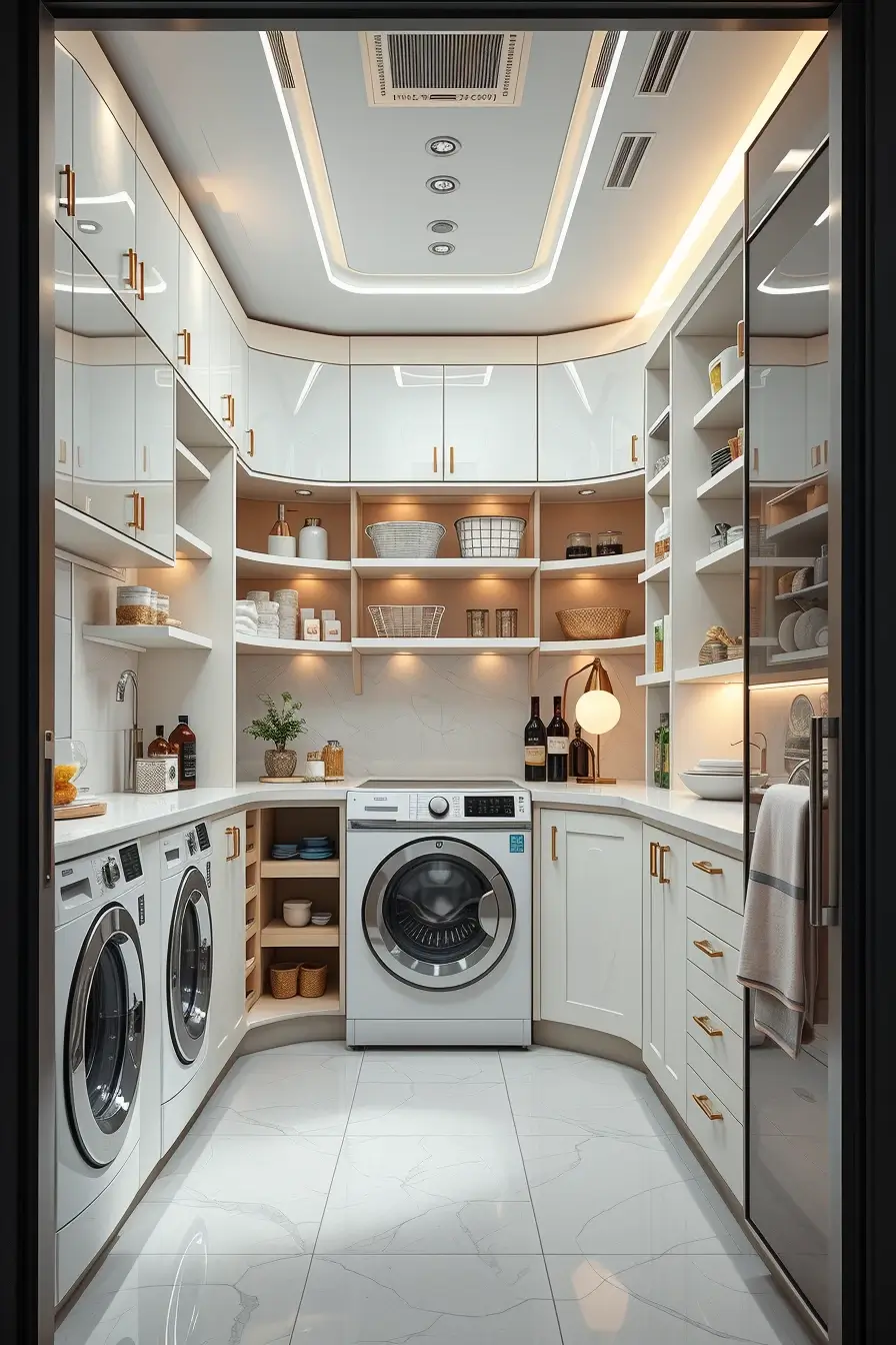 65 Pantry In Laundry Room Ideas 2026: Modern, Stylish And Designer Storage Solutions