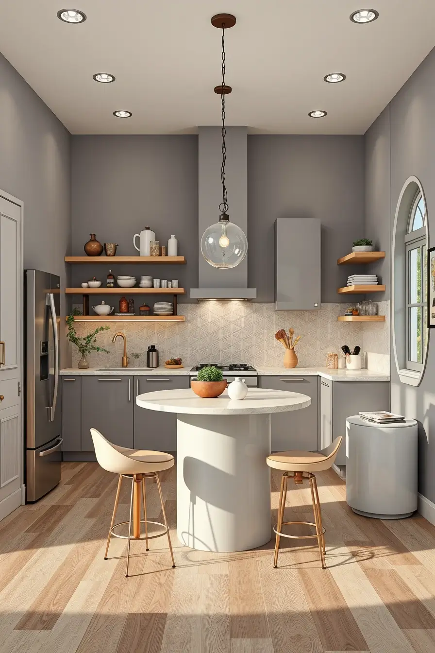 65 Small Kitchen Ideas 2026: Modern Designs, Curved Furniture & Space-Saving Trends