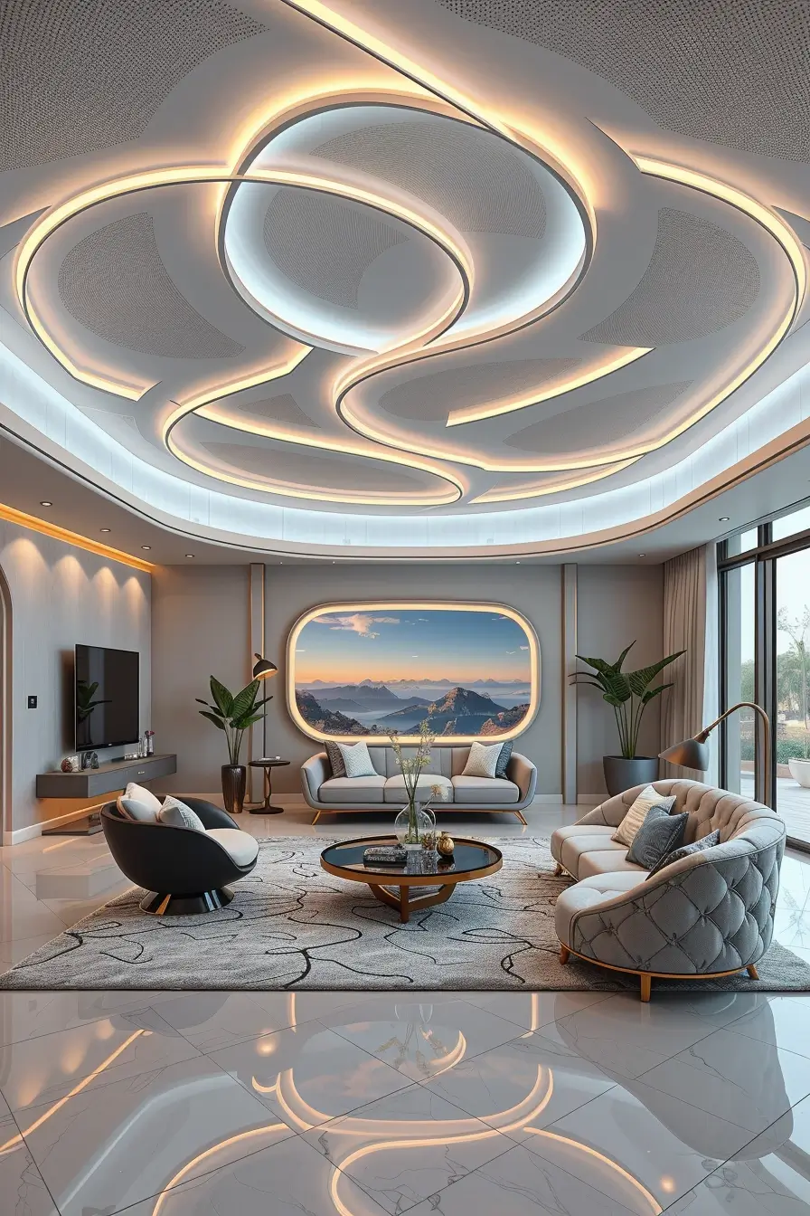 65 Living Room Inspo 2026: Futuristic, Ultra Modern & Smart Interior Ideas