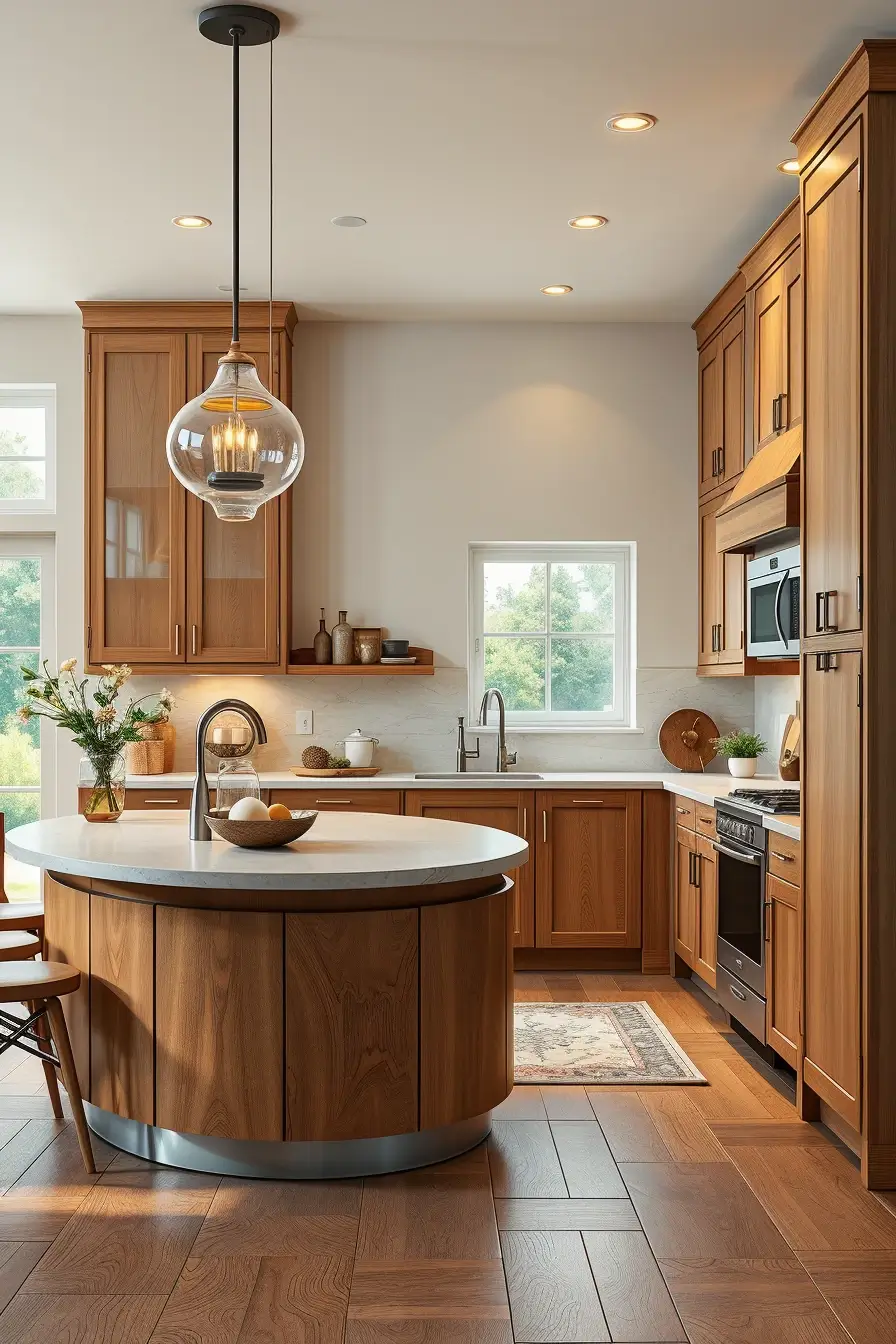 64 Wood Kitchen Ideas 2026: Curved, Designer & Modern Wood Kitchens With Sculptural Forms