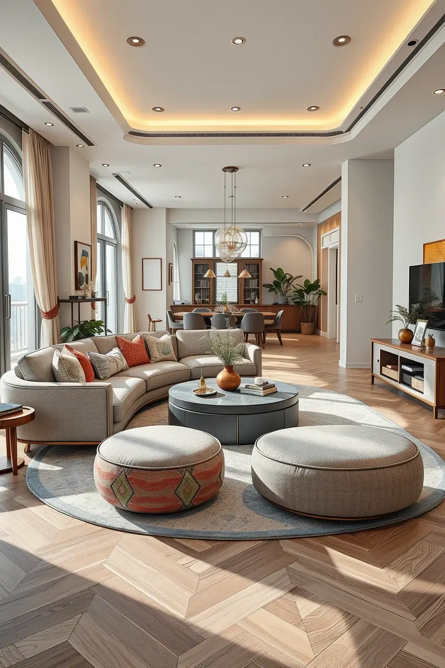 68 Apartment Living Room Designs 2026: Modern, Stylish, Curved Interior Ideas