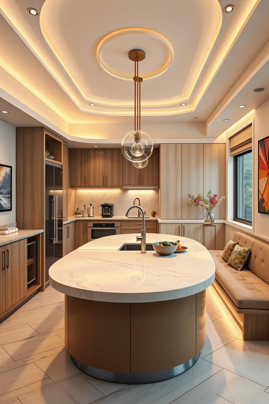 65 Small Kitchen Ideas 2026: Modern Designs, Curved Furniture & Space-Saving Trends