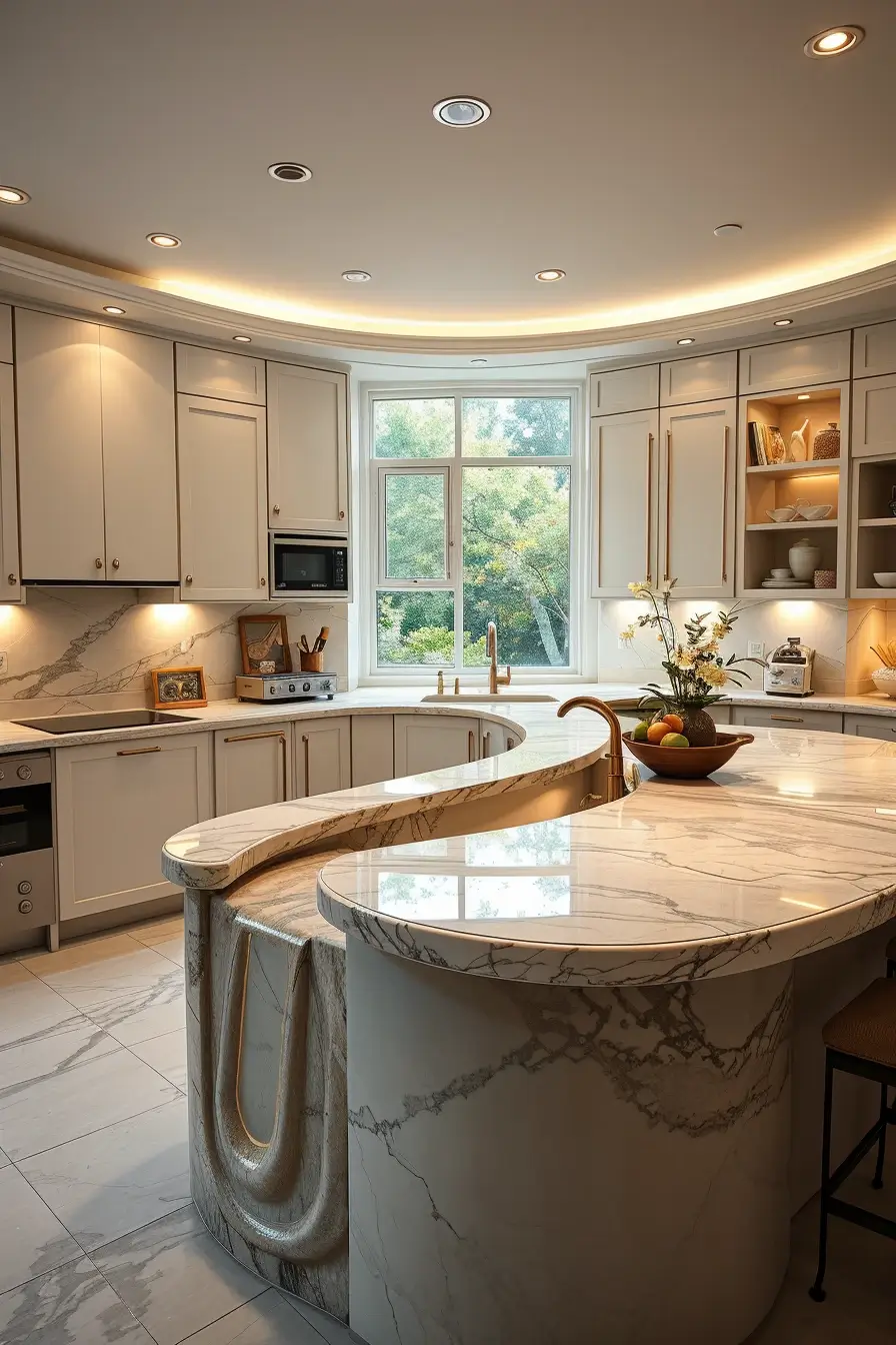 64 Kitchen Remodel Concepts for 2026: Stylish Curved, Oval, and Streamlined Design Ideas