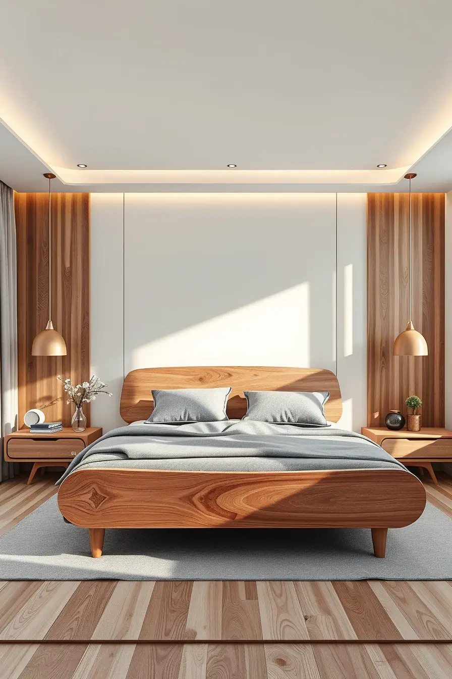 62 Wooden Bed Design Ideas 2026 With Sculptural And Designer Wooden Headboards