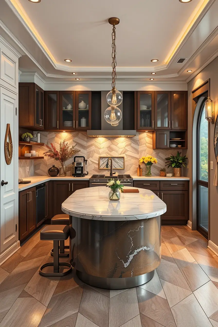 65 Small Kitchen Ideas 2026: Modern Designs, Curved Furniture & Space-Saving Trends