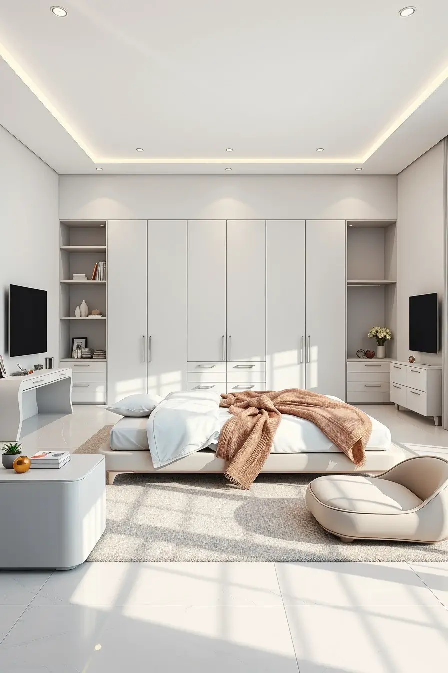 65 Minimalists Bedroom Ideas 2026: Stylish Minimalist Bedrooms With Curved Designer Furniture