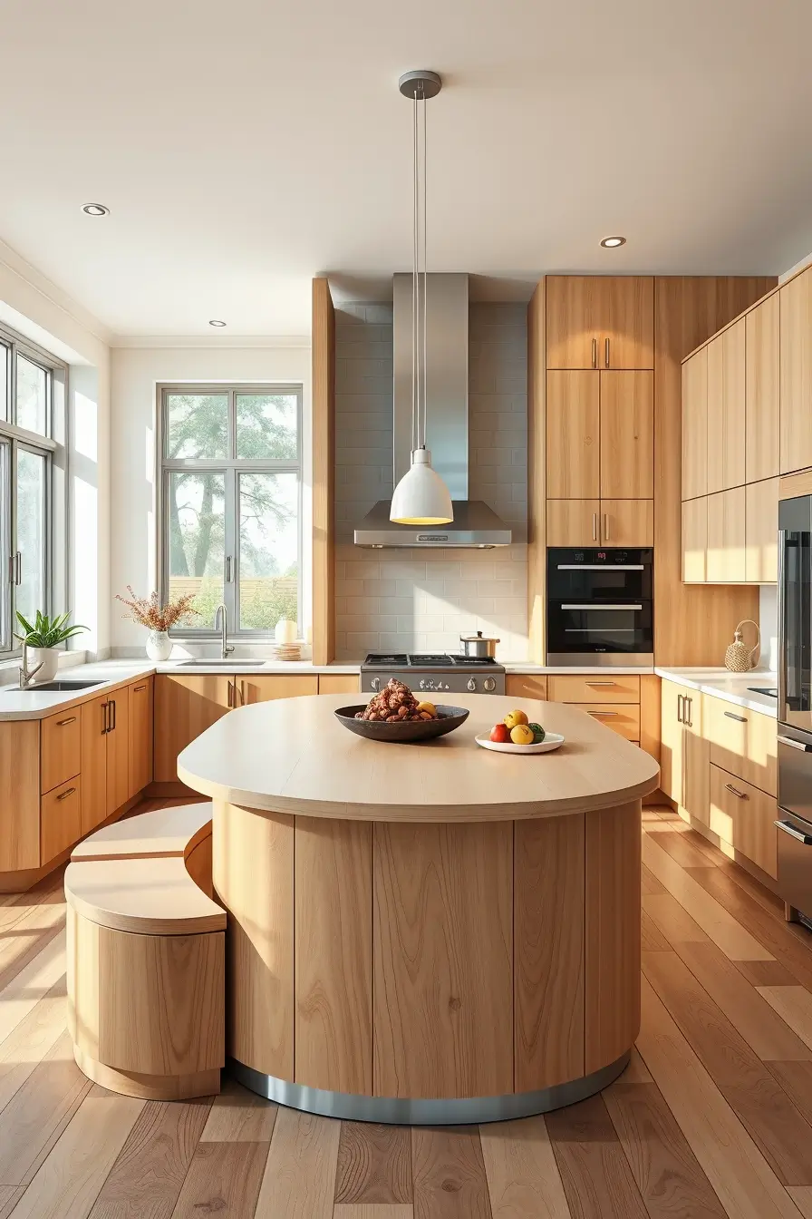 64 Wood Kitchen Ideas 2026: Curved, Designer & Modern Wood Kitchens With Sculptural Forms