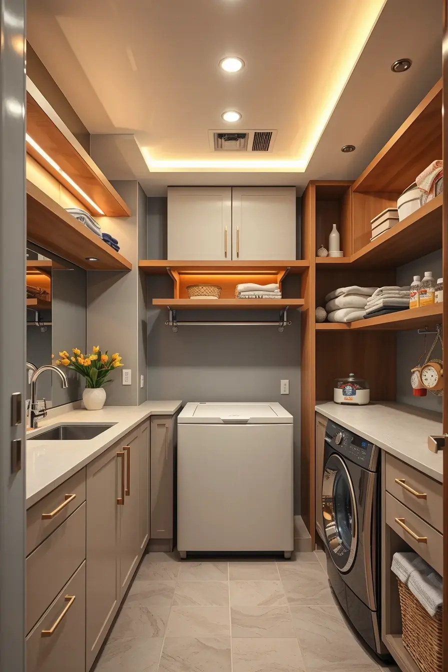 62 Laundry Room Shelves Ideas 2026: Stylish, Modern and Designer Storage Solutions