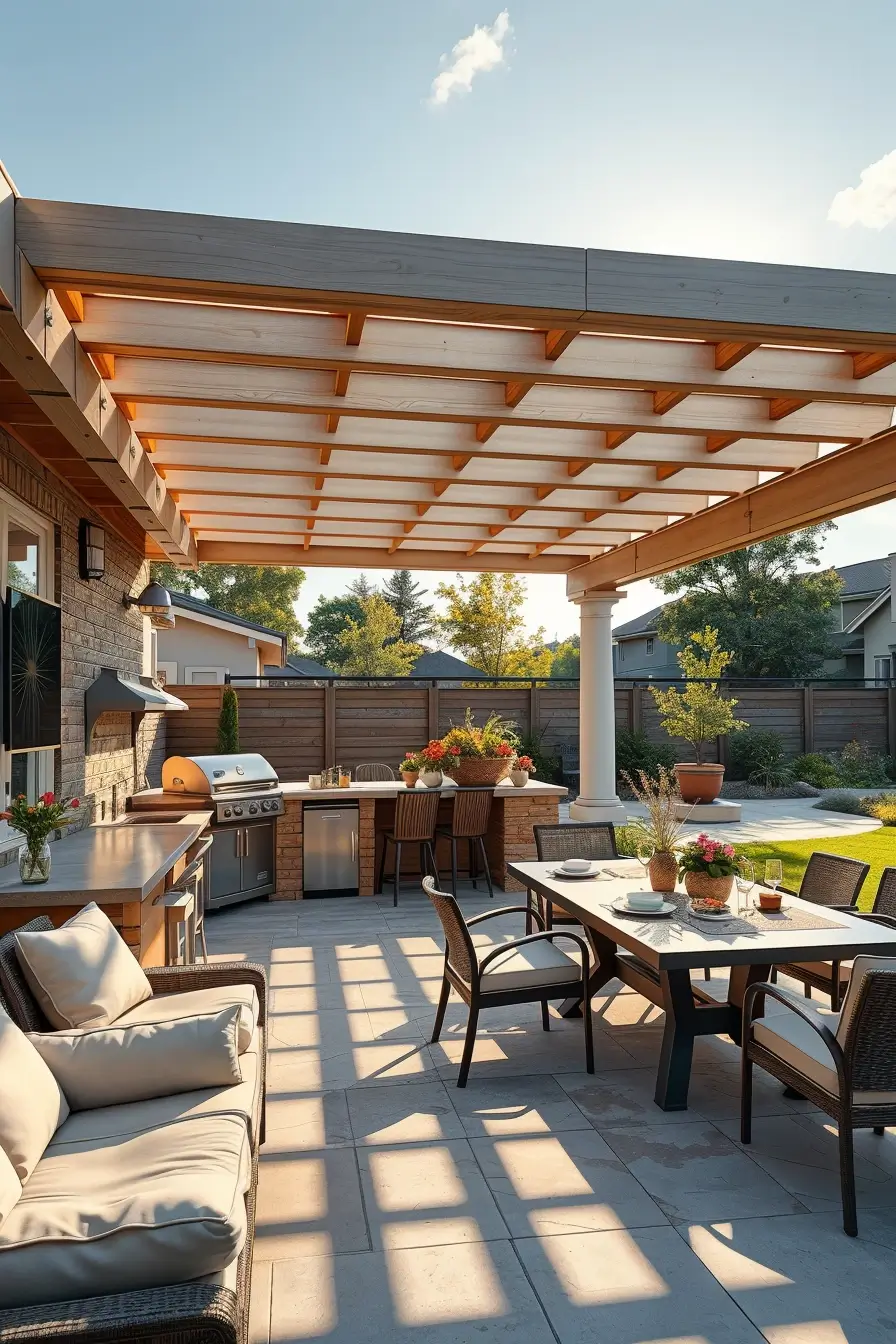 64 Outdoor BBQ Area With Roof 2026: Modern Covered Grill Designs For Stylish Outdoor Living