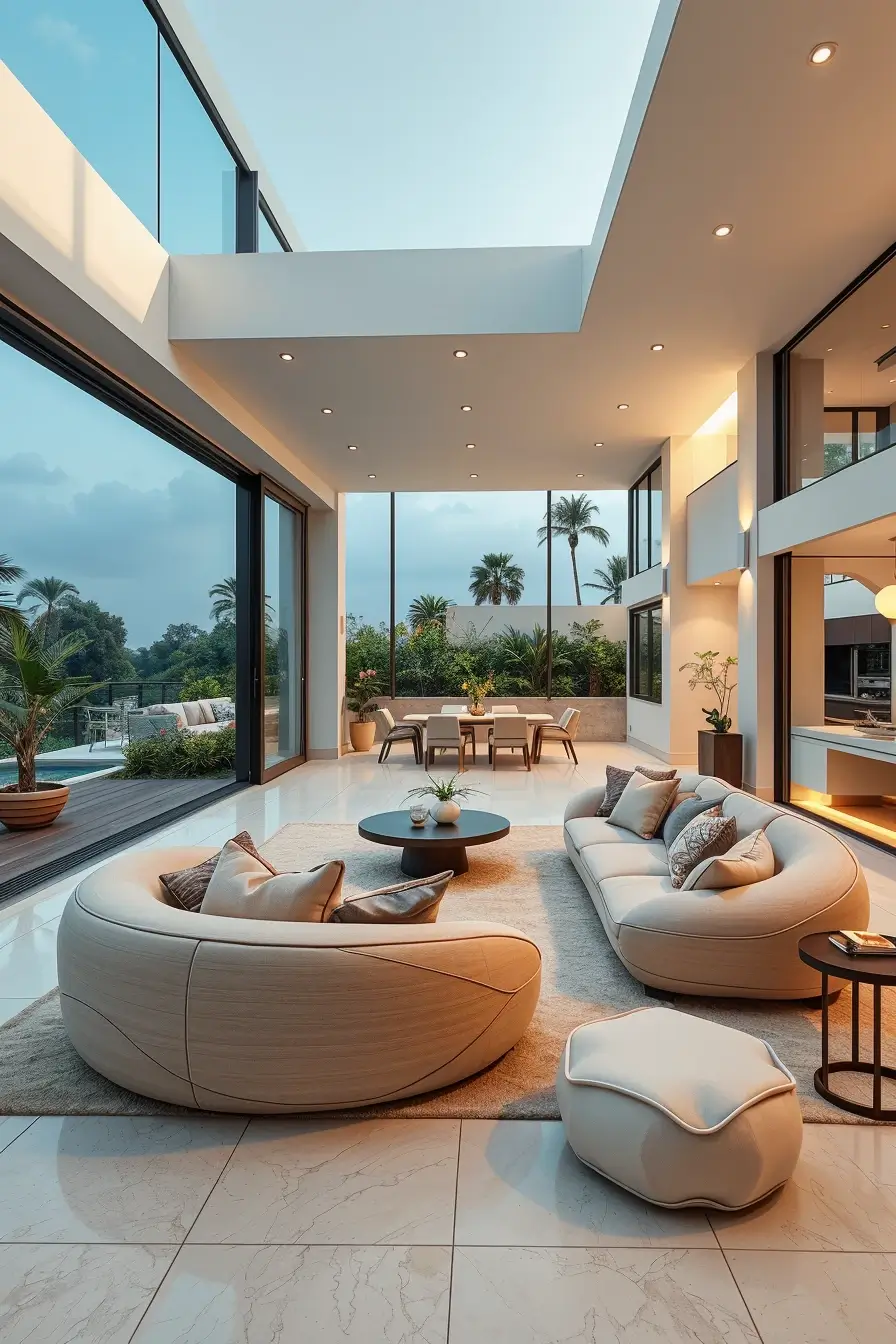 62 Indoor–Outdoor Living Room 2026 Ideas With Sculptural And Modern Design