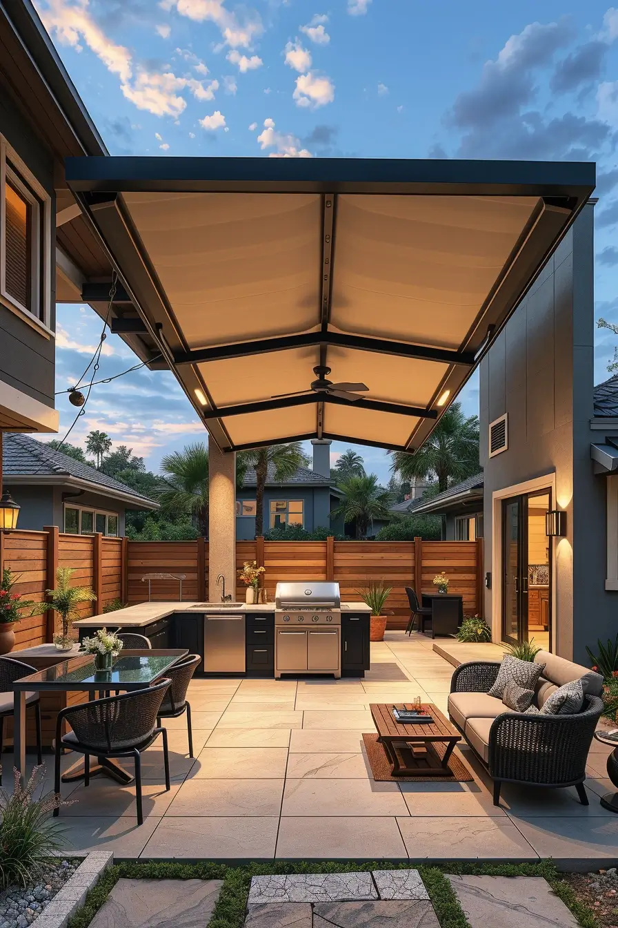64 Outdoor BBQ Area With Roof 2026: Modern Covered Grill Designs For Stylish Outdoor Living