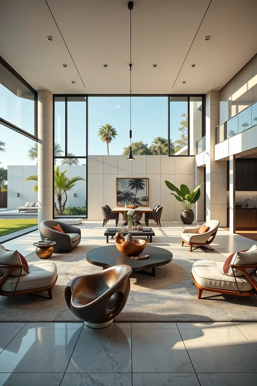 62 Indoor–Outdoor Living Room 2026 Ideas With Sculptural And Modern Design