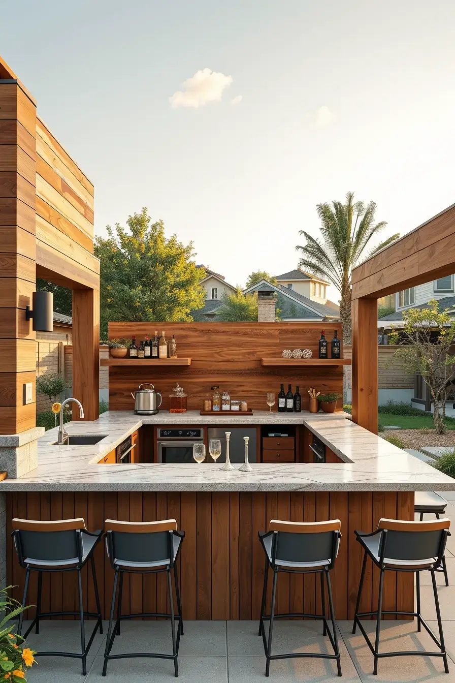 64 Outdoor Bar Ideas on Backyard 2026: Modern, Smart and Stylish Backyard Bar Designs