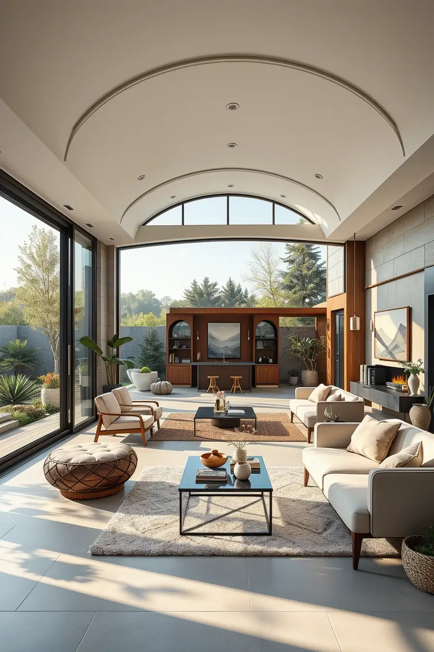 62 Indoor–Outdoor Living Room 2026 Ideas With Sculptural And Modern Design