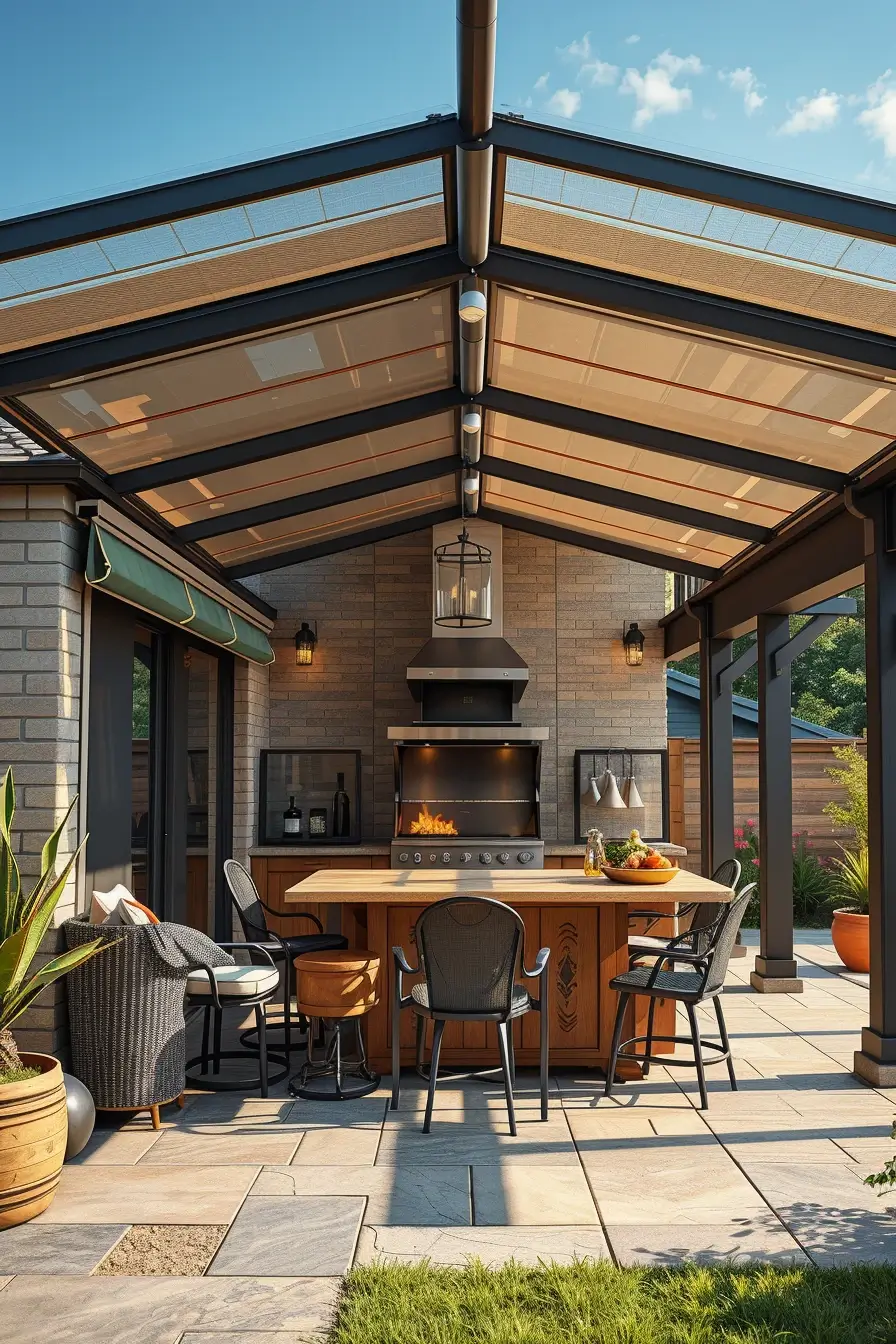 64 Outdoor BBQ Area With Roof 2026: Modern Covered Grill Designs For Stylish Outdoor Living