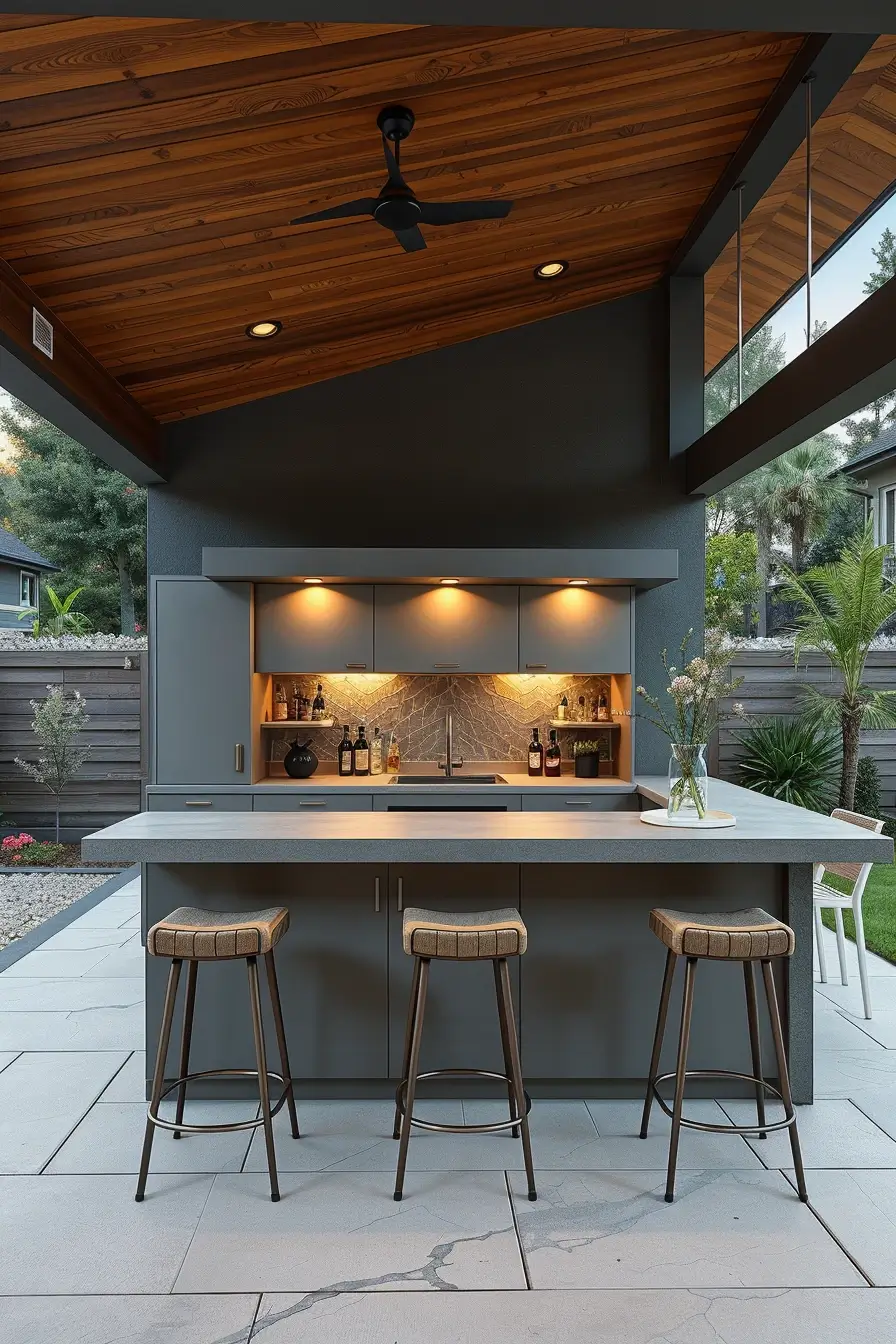 64 Outdoor Bar Ideas on Backyard 2026: Modern, Smart and Stylish Backyard Bar Designs